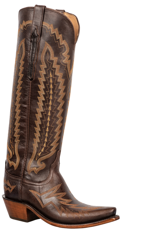 Lucchese Women's Priscilla Cowgirl Boots - Brown