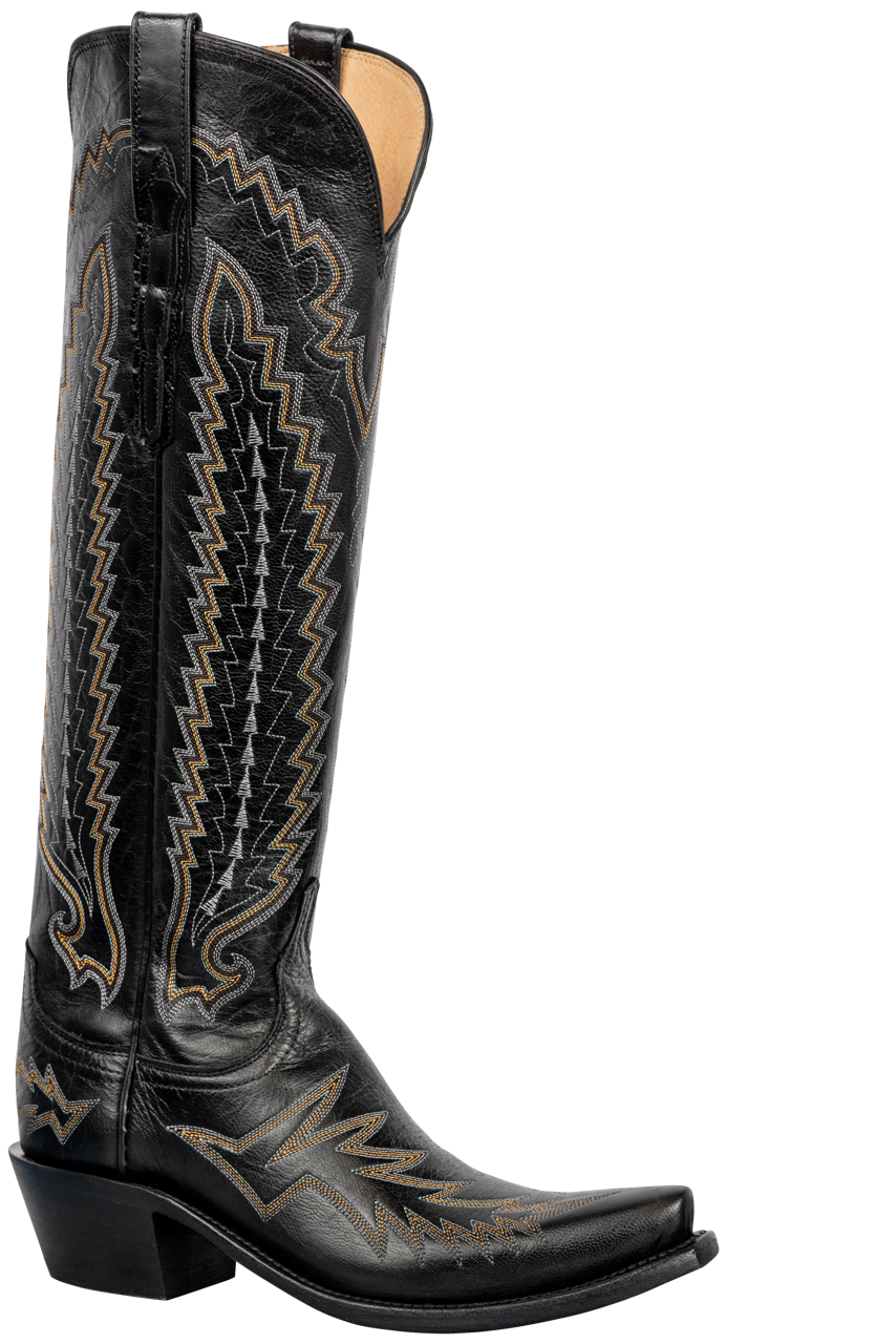 Lucchese Women's Priscilla Cowgirl Boots - Black