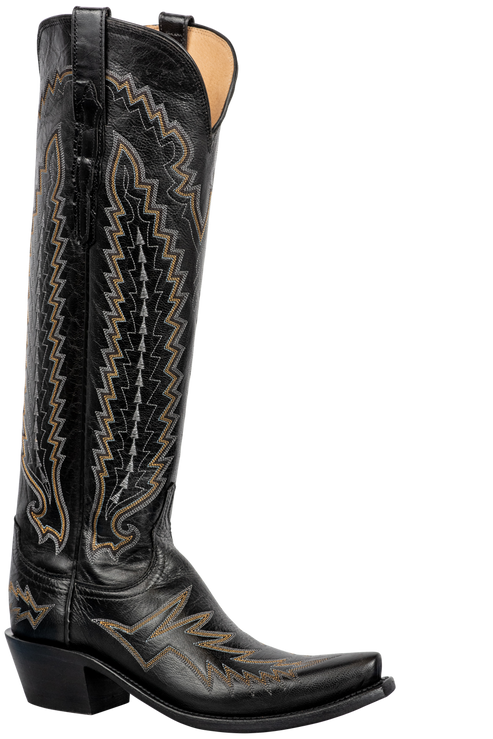 Lucchese Women's Priscilla Cowgirl Boots - Black