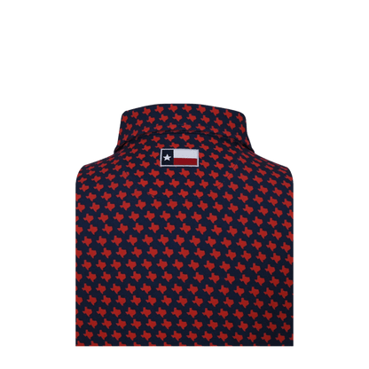 Horn Legend Texas Inspired State Performance Polo - Navy
