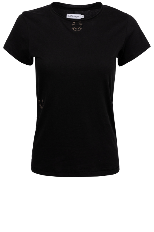 CATGEE Embroidered Horseshoe Tee
