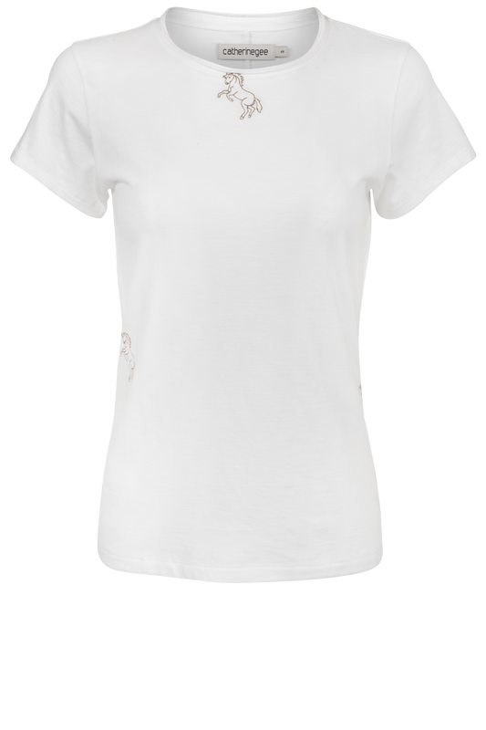 CATGEE Embroidered Horse Tee