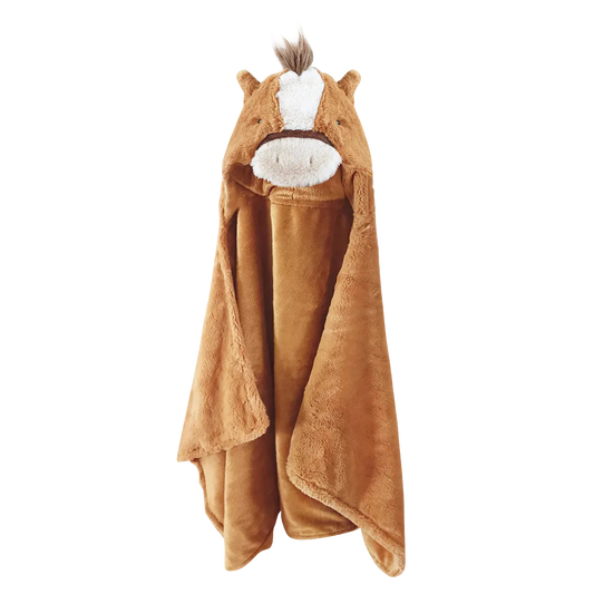 Mon Ami Truffles Horse Hooded Blanket