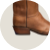 Black Jack Burnished Ranchito Cowboy Boots - Peanut Brown