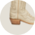 Lucchese Priscilla Cowgirl Boots - Cream