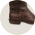 Black Jack Full Quill Ostrich Roper Boots - Chocolate