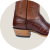 Tony Lama Nile Crocodile Cowboy Boots - Cognac