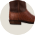 Black Jack Full Quill Ostrich Roper Boots - Cognac