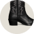 Tecovas Abby Cowgirl Boots - Midnight