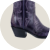 Stallion Caiman & Italian Calf Gallegos Cowgirl Boots - Purple