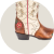 Old Gringo Full Bloom Cowgirl Boots - Cream