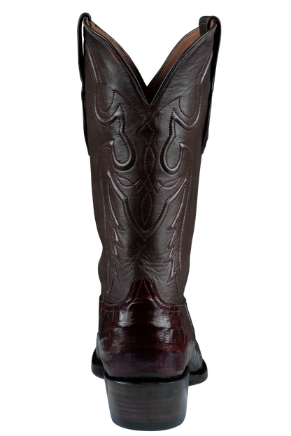 Black Jack Men's Select Caiman Belly Cowboy Boots - Italian Red