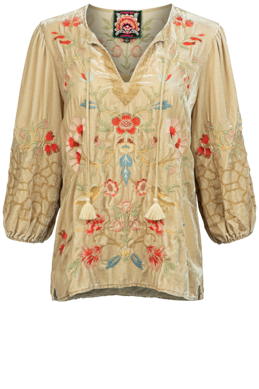 Johnny Was Velvet Clara Blouse
