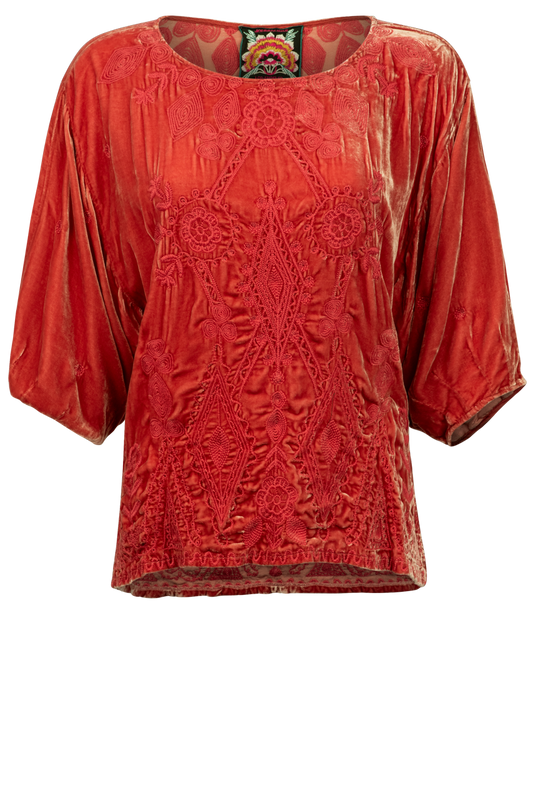 Johnny Was Velvet Liona Blouse