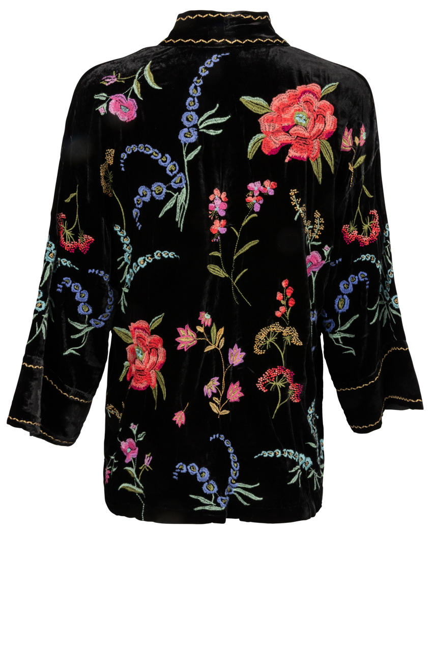 Johnny Was Relaxed Schiffli Cropped Kimono