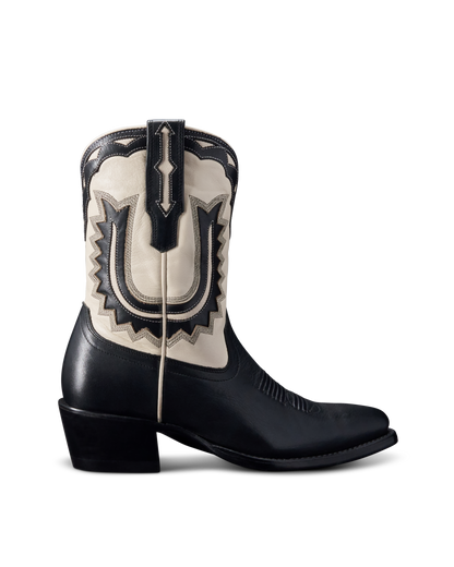 Tecovas Jolene Horseshoe Cowgirl Boots - Midnight