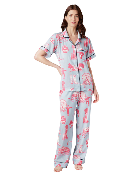 Katie Kime Dallas Toile PJ Set