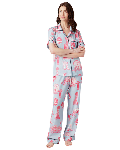 Katie Kime Dallas Toile PJ Set