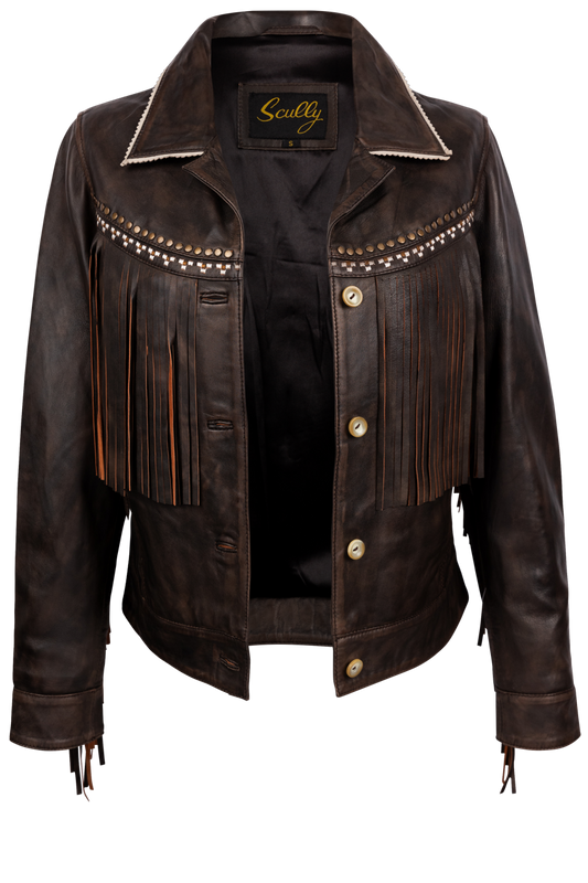 Scully Women's Fringe Leather Jacket