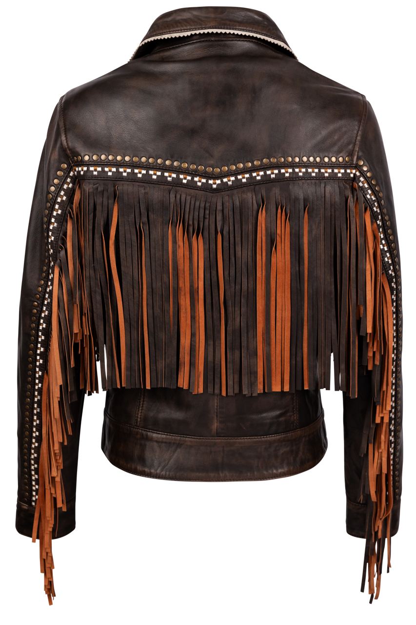 Scully Women's Fringe Leather Jacket