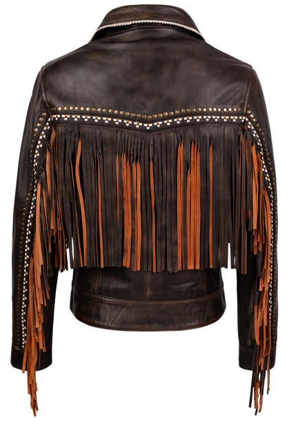 Scully Women's Fringe Leather Jacket