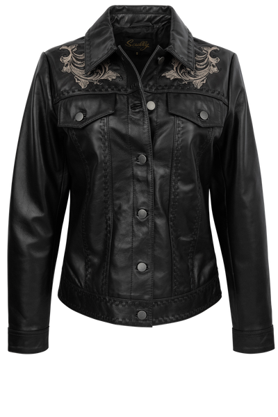 ジャケット・アウター scully western jacket スカリー レザーフリンジ ウエスタン ジャケット（ブラウン