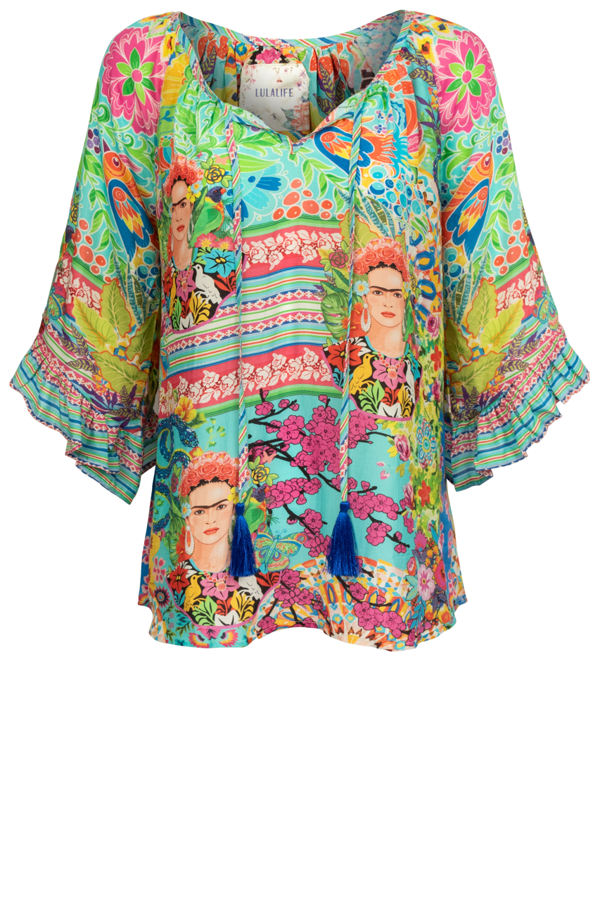 Lula Life Printed Bonita Blouse