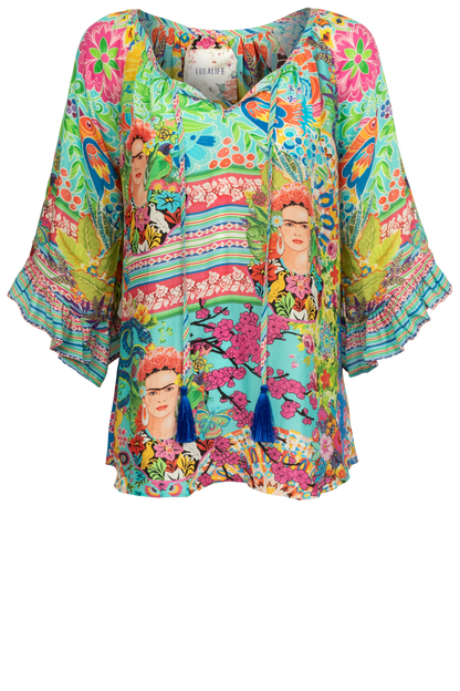 Lula Life Printed Bonita Blouse