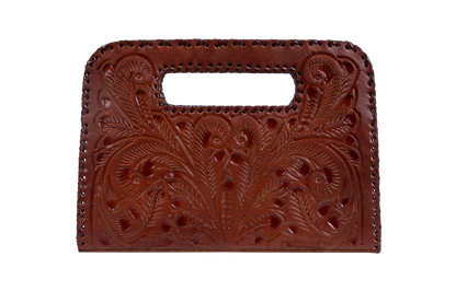 Hide and Chic Lila Leather Clutch