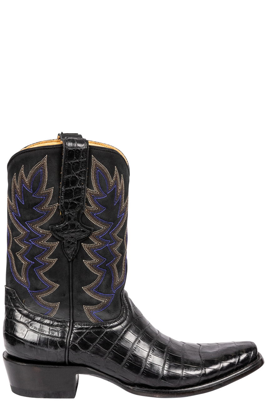 Old Gringo Richmond Black Nile Crocodile Cowboy Boots  display picture 1
