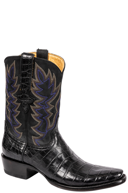 Old Gringo Richmond Nile Crocodile Cowboy Boots - Black