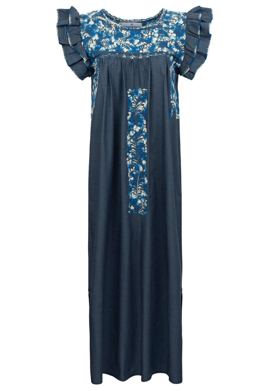 Margarita Mercantile Mariana Maxi Dress - Denim