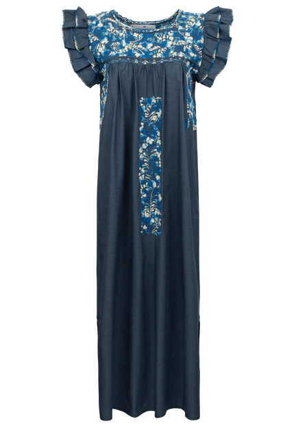 Margarita Mercantile Mariana Maxi Dress - Denim