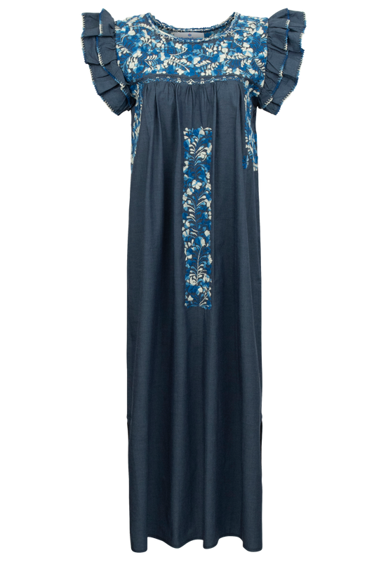 Margarita Mercantile Mariana Maxi Dress - Denim