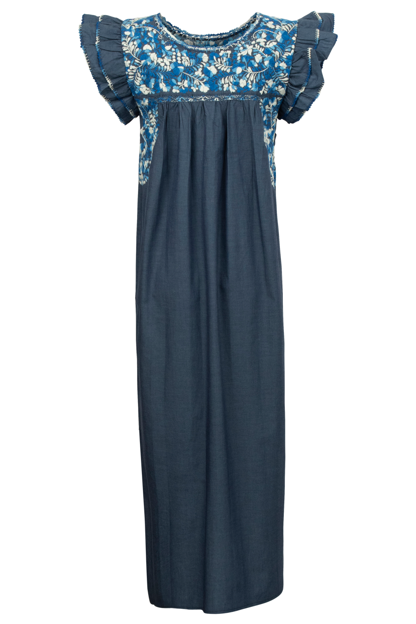 Margarita Mercantile Mariana Maxi Dress - Denim