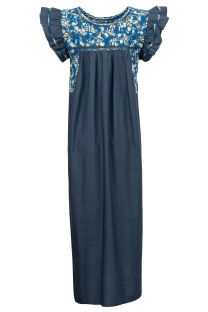 Margarita Mercantile Mariana Maxi Dress - Denim