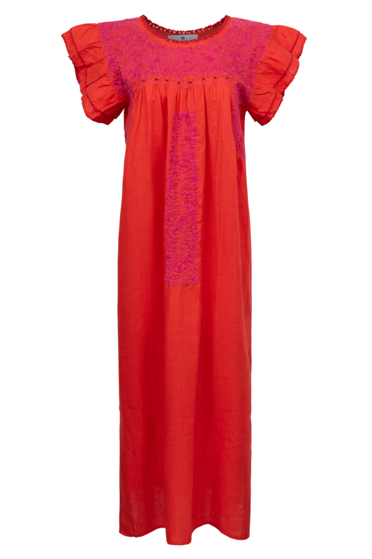 Margarita Mercantile Mariana Maxi Dress - Red