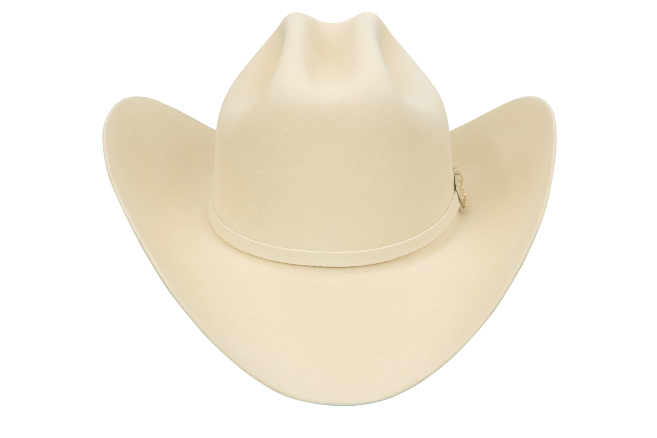 Milano 10X Jerarca Felt Cowboy Hat - Silver Belly