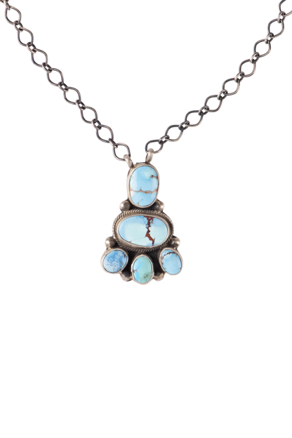 Golden Hills Turquoise Pendant Necklace