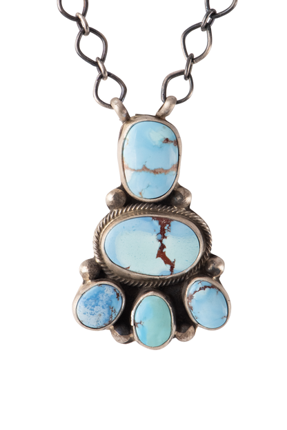 Golden Hills Turquoise Pendant Necklace