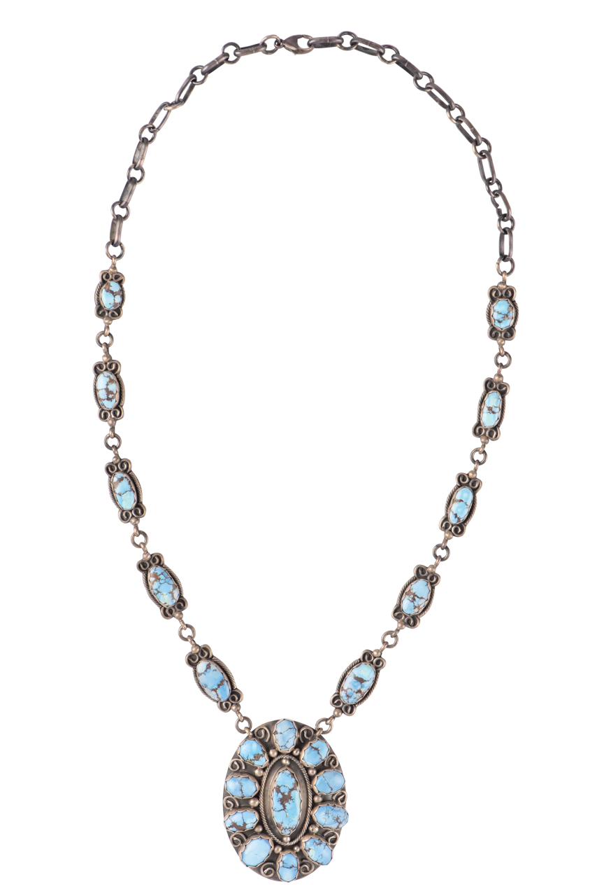 Golden Hills Turquoise Oval Necklace