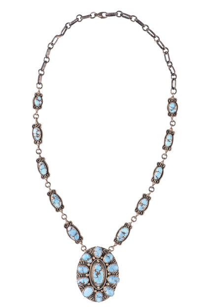 Golden Hills Turquoise Oval Necklace