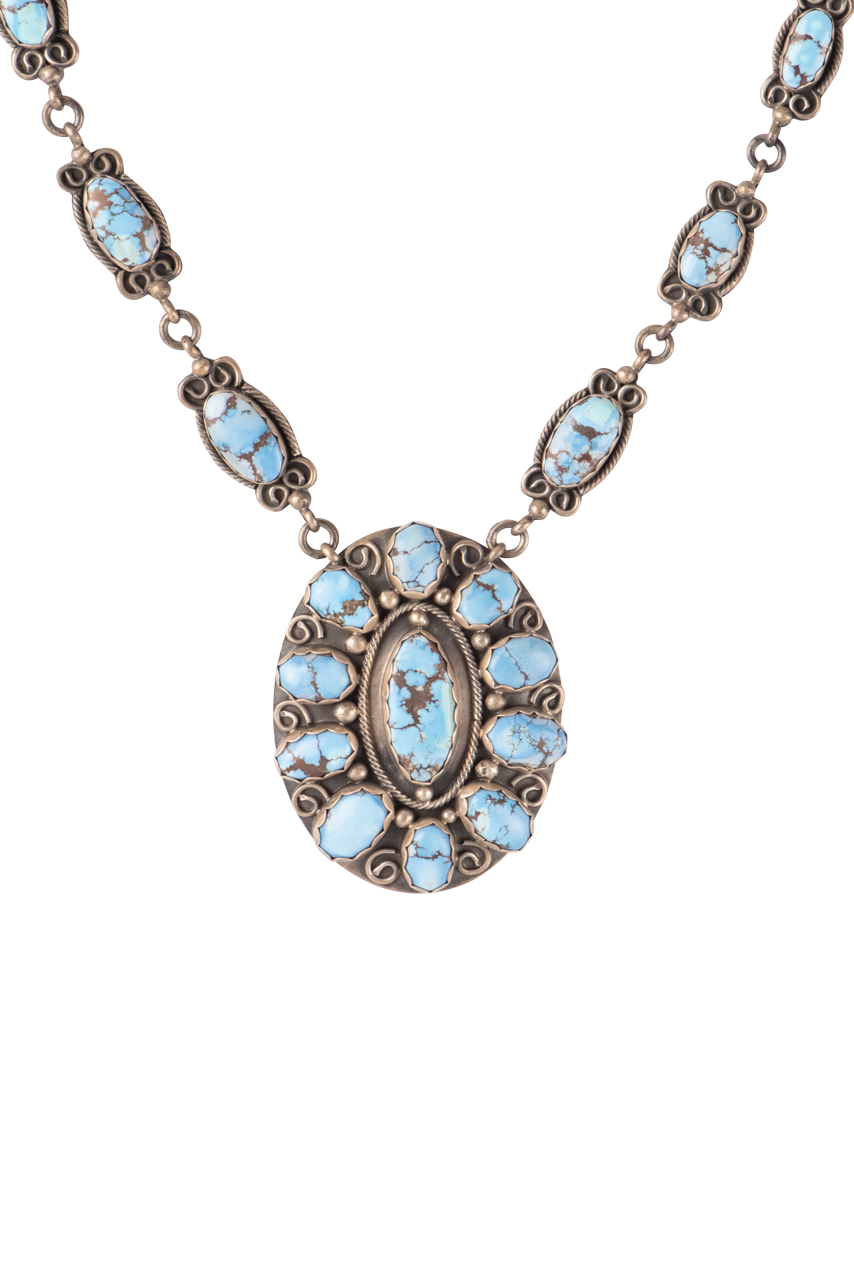 Golden Hills Turquoise Oval Necklace