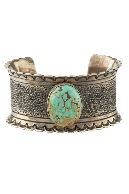 Royston Turquoise Stone Cuff Bracelet