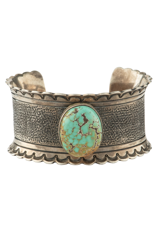 Royston Turquoise Stone Cuff Bracelet