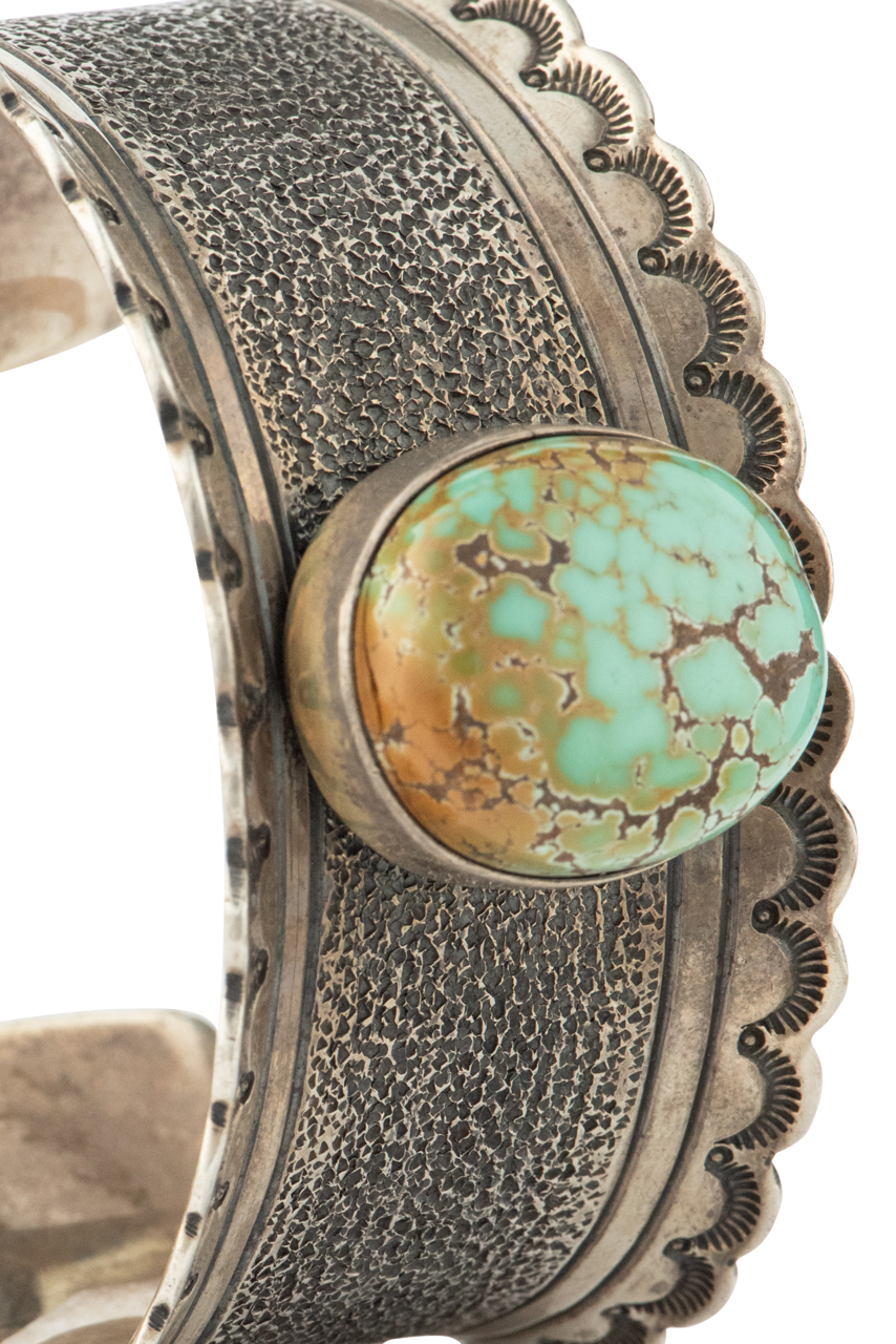 Royston Turquoise Stone Cuff Bracelet