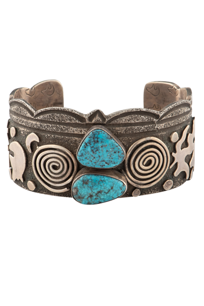 Kingman Turquoise Cuff Bracelet