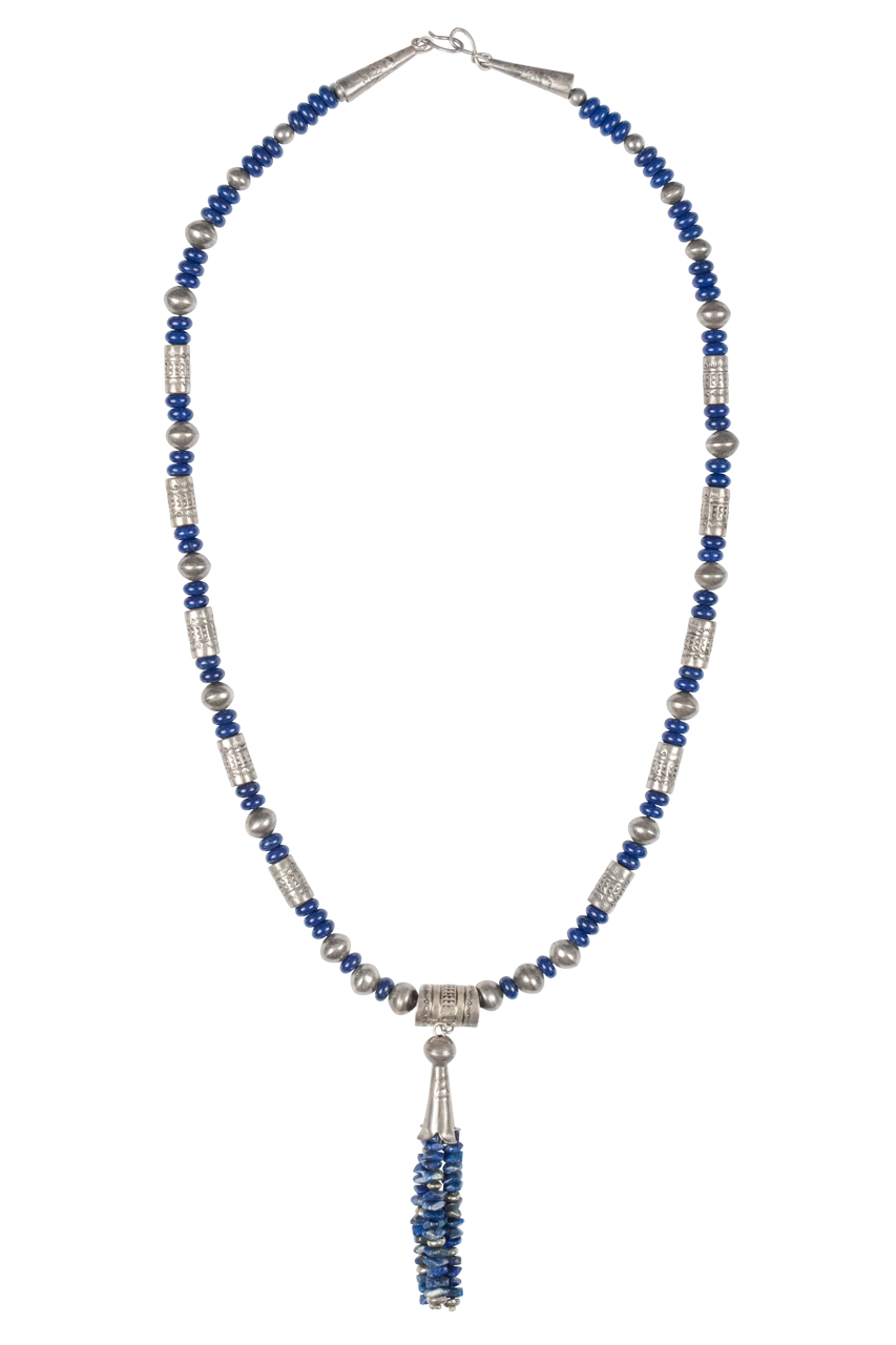 Lapis Lazuli Tassel Necklace