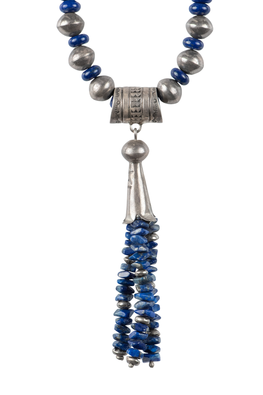 Lapis Lazuli Tassel Necklace