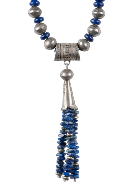 Lapis Lazuli Tassel Necklace